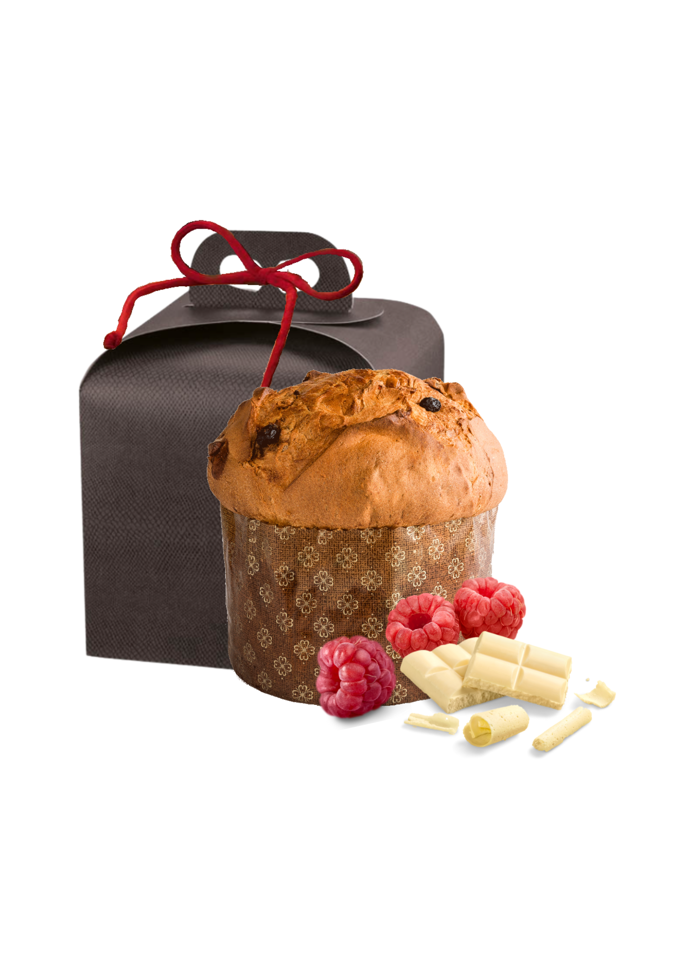 Panettone Lamponi e Cioccolato Bianco