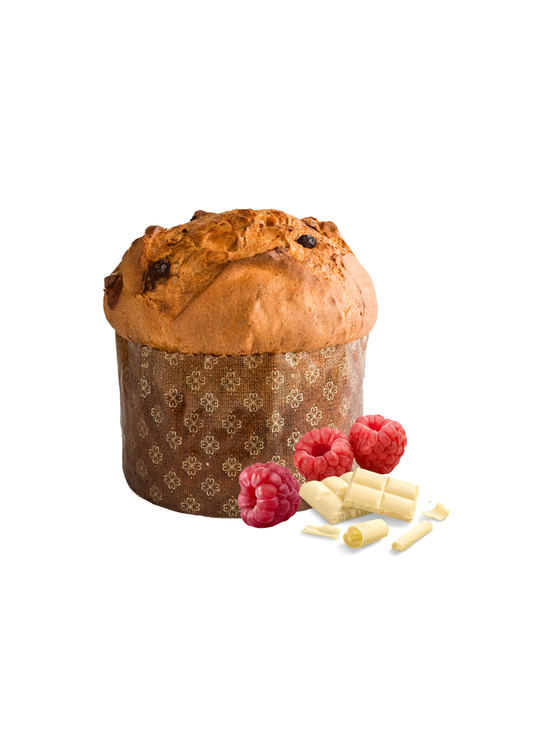 Panettone Lamponi e Cioccolato Bianco