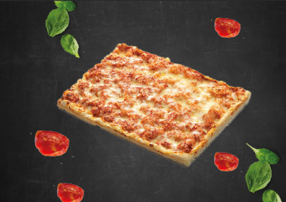 Pizza margherita teglia 40x60 ca 32 Pz